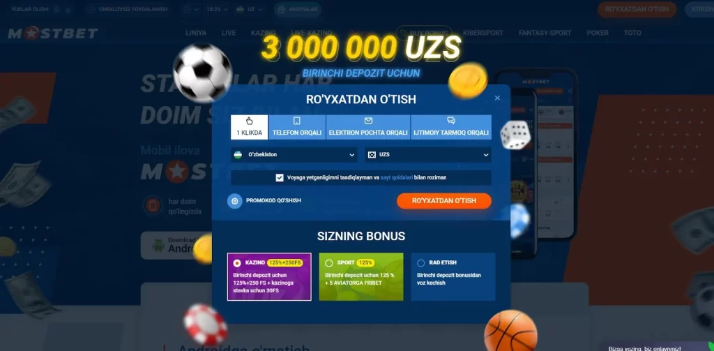 Mostbet Mobil Ilovasi